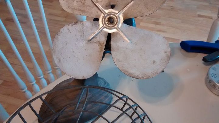 q upcycling a vintage fan, cleaning tips, repurposing upcycling