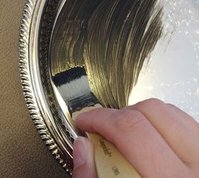 Silver Serving Tray Chalkboard Hometalk