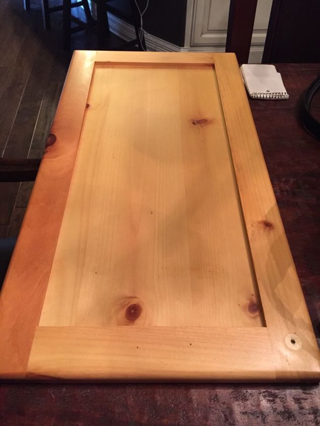 Chalk Painted Knotty Pine Cabinets Hometalk