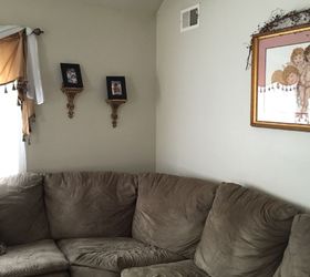 has anyone decorated that dead corner in back of sectional w mirror, This dead corner behind my sectional needs some life to it How would a tall decorative mirror look I certainly don t want to clutter and overwhelm the space HELP