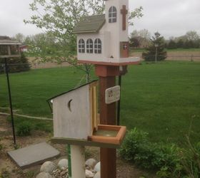 creating an outdoor bird village, outdoor living, pets animals