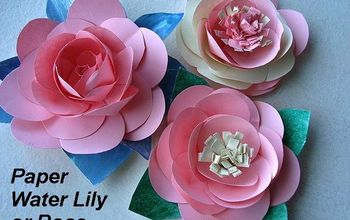 PAPER Flower - WATER LILY, Crafty Things, Paper Crafts