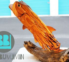 how to turn scrap wood into a home decor sculpture, home decor, how to, repurposing upcycling, woodworking projects