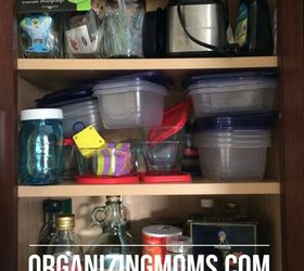 organizing food storage containers, closet, organizing, storage ideas