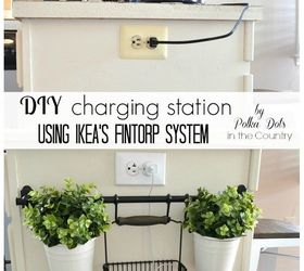 diy charging station using ikea s fintorp system