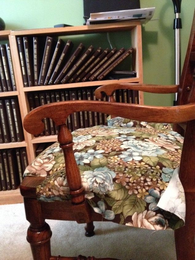 reupholstered chairs, painted furniture, repurposing upcycling, reupholster