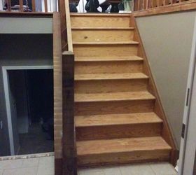 split foyer staircase gets a makeover