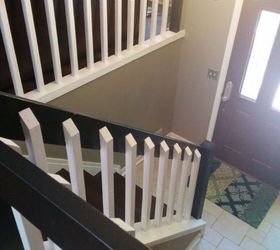 split foyer staircase gets a makeover