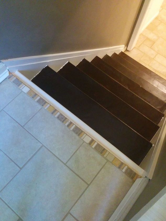 split foyer staircase gets a makeover