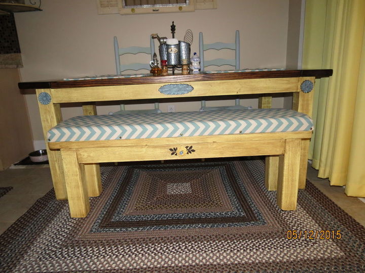 how to make your own farmhouse table, how to, painted furniture, woodworking projects