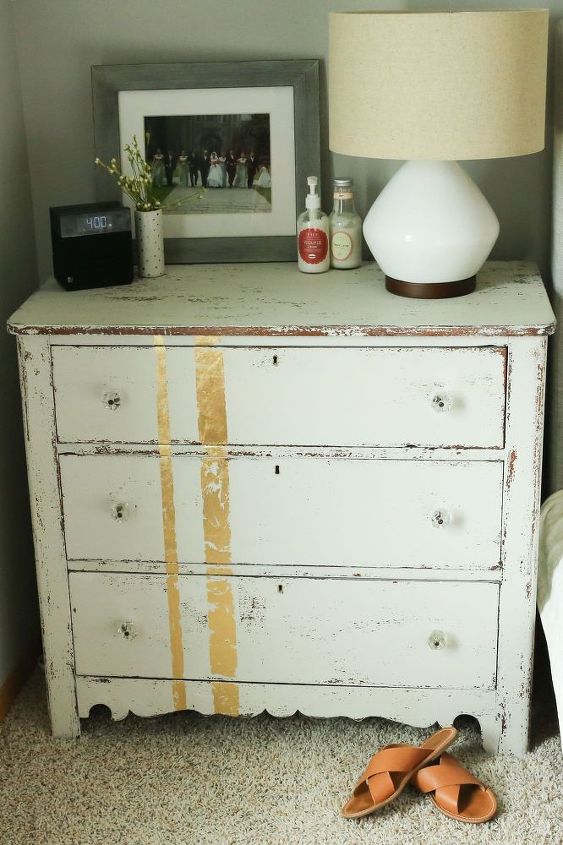 how to gold leaf furniture, how to, painted furniture