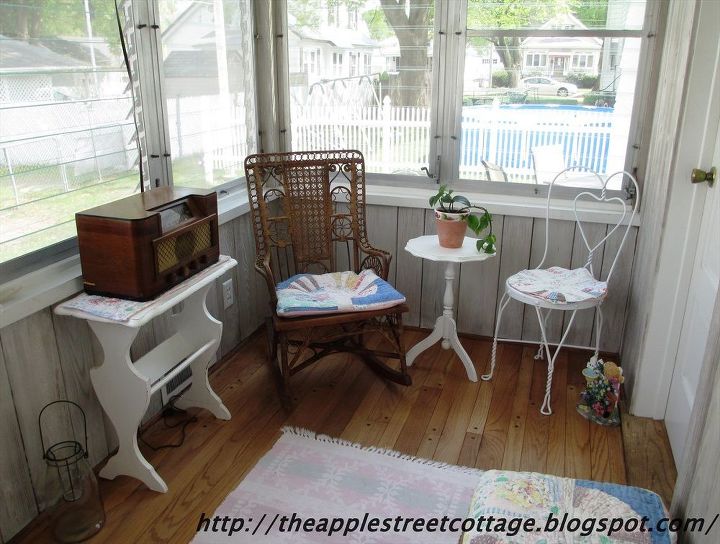 my cozy side porch part 1, outdoor living, porches
