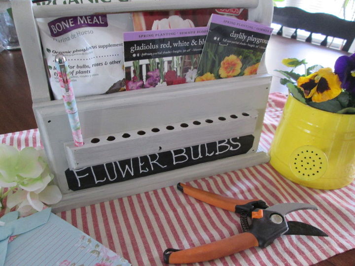 tool box flower arrangement and more, crafts, flowers, repurposing upcycling