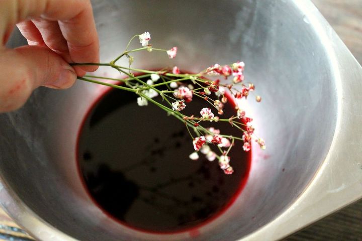 how to naturally dye baby s breath diy