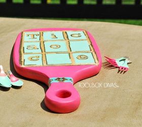 upcycled tic tac toe, crafts, how to, repurposing upcycling
