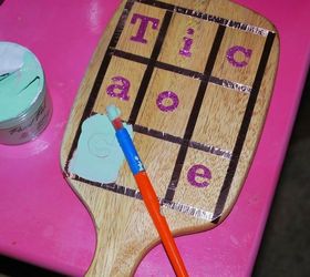 upcycled tic tac toe, crafts, how to, repurposing upcycling