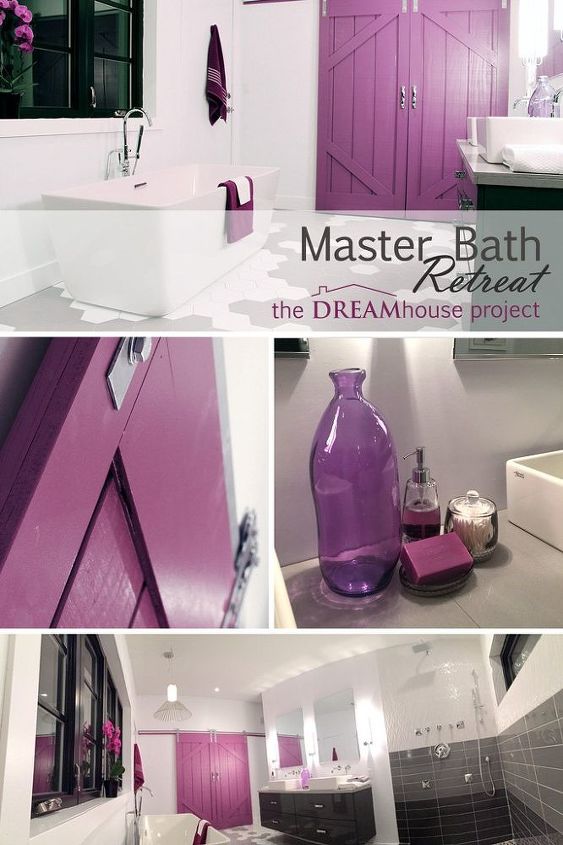 diy reveal bold beautiful master bath retreat, bathroom ideas, doors, home improvement, tiling