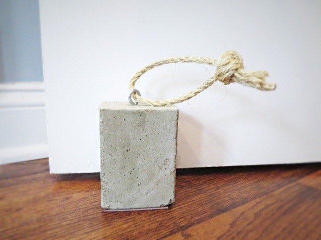 DIY Concrete Door Stop | Hometalk DIY Concrete Door Stop | Hometalk