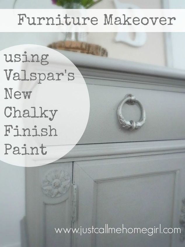 renovacin de muebles con la nueva pintura chalky finish de valspar