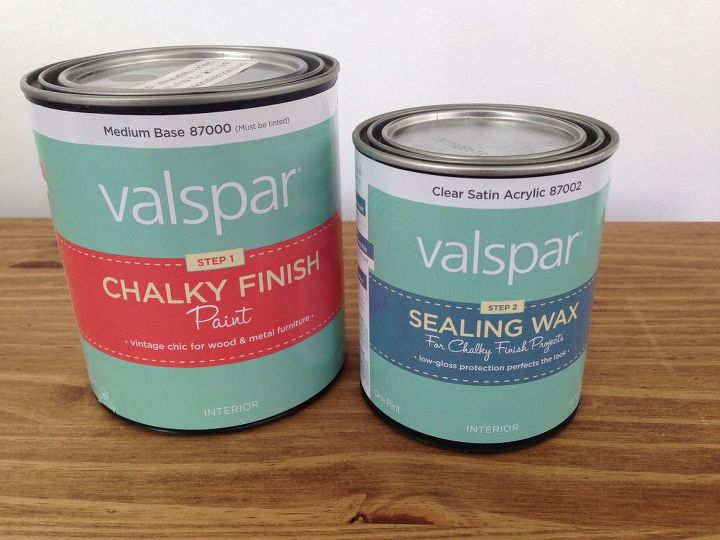 furniture makeover using valspar s new chalky finish paint, chalk paint, painted furniture