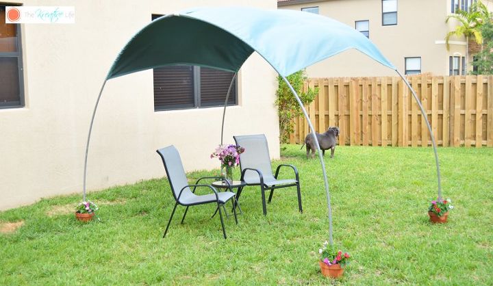 parasol para el patio trasero diy
