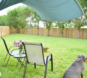 diy backyard sunshade, diy, gardening, how to, outdoor living