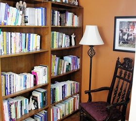 tiny home library nook, home decor, living room ideas, organizing