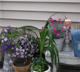 using repurposed junk for gardening, container gardening, flowers, gardening, repurposing upcycling