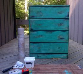 using wall paper for furniture makeover, how to, painted furniture, repurposing upcycling, woodworking projects