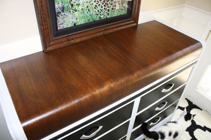 complete chest of drawers makeover, painted furniture