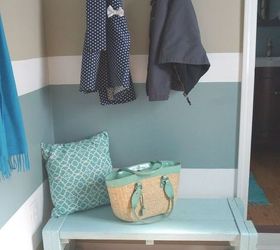 mudroom makeover gutting and starting over, foyer, home improvement, paint colors, painted furniture