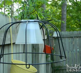 outdoor lighting from dollar store items, how to, lighting, outdoor living, repurposing upcycling