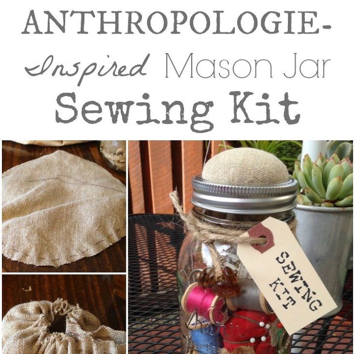 kit de costura en tarro de masn inspirado en anthropologie