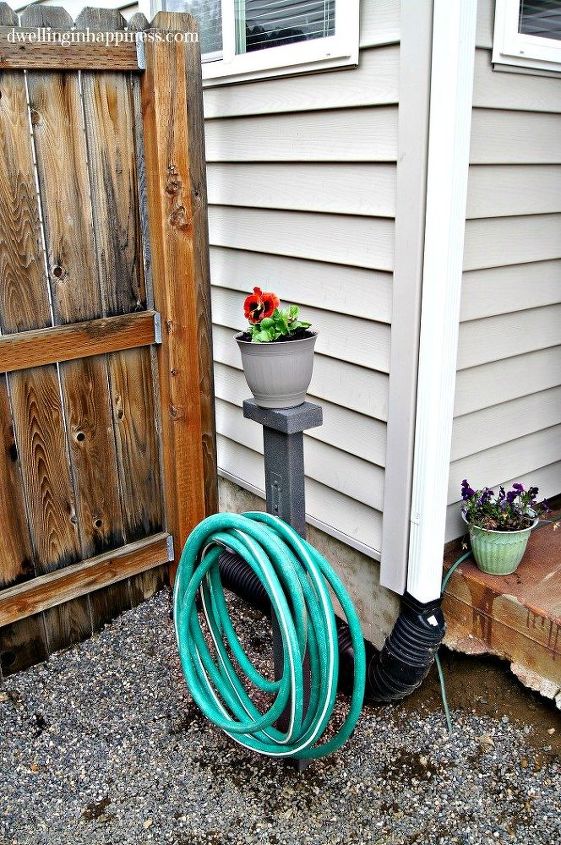 diy garden hose storage, gardening, landscape, organizing, outdoor living, storage ideas