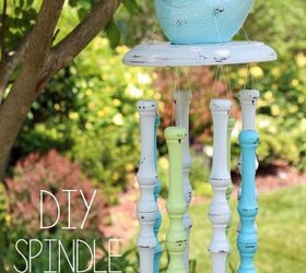 diy spindle wind chimes, crafts, how to, outdoor living, repurposing upcycling, woodworking projects