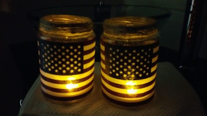 luminrias para o memorial day e o 4 de julho