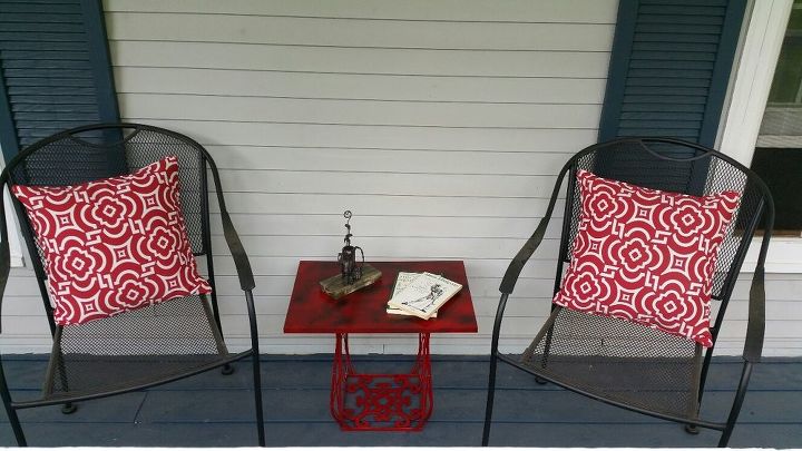 front porch furniture update, outdoor furniture, outdoor living, painted furniture