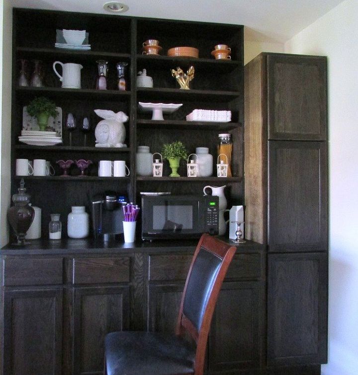 butlers pantry using stock cabinets, closet, kitchen cabinets, kitchen design, woodworking projects