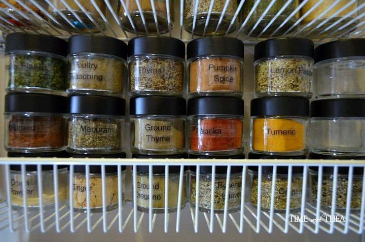 organizing spices herbs, organizing, storage ideas