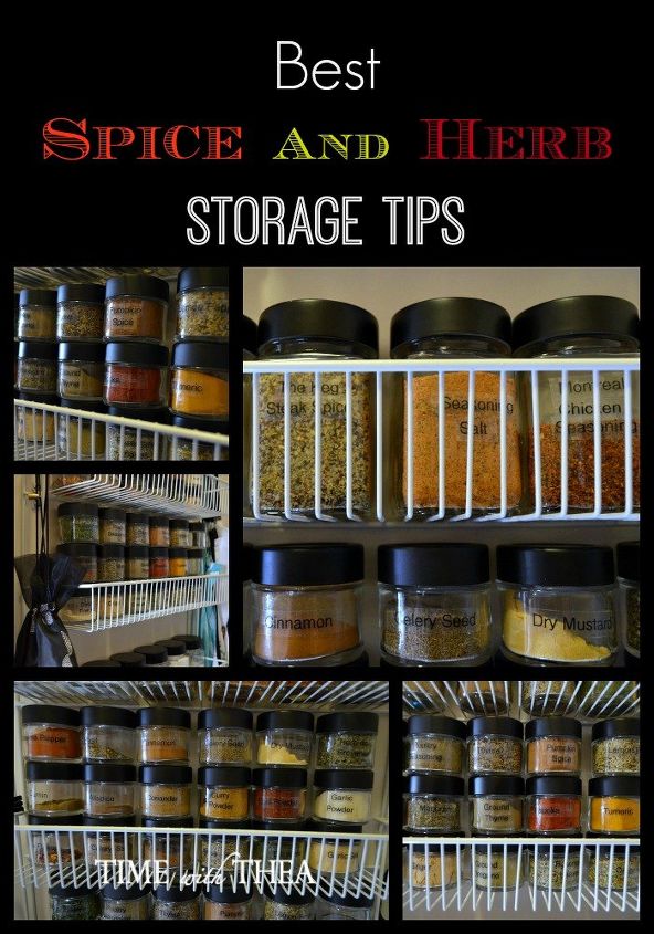 organizing spices herbs, organizing, storage ideas