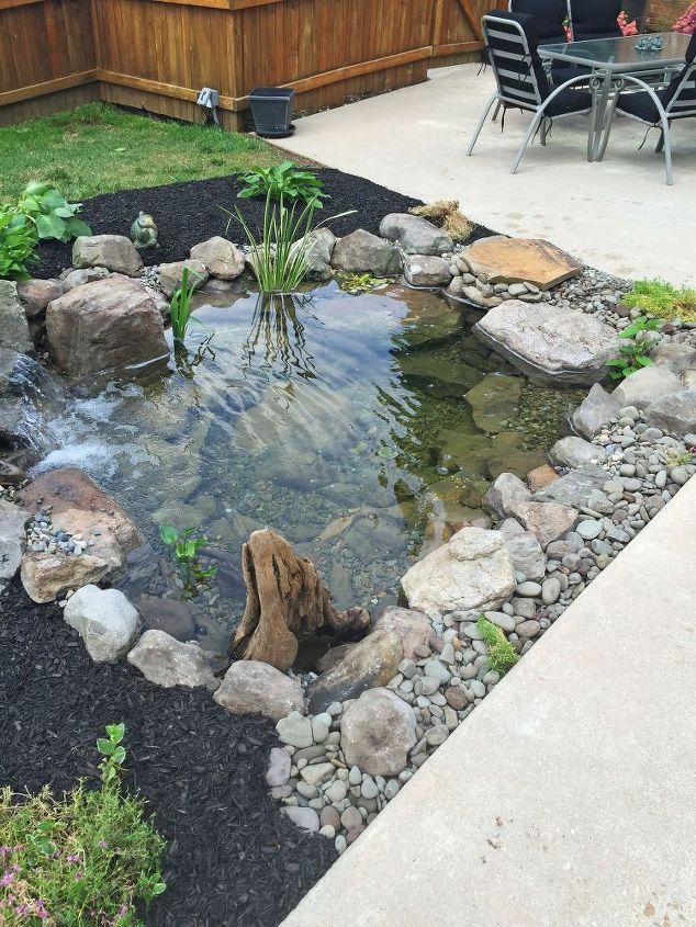 Backyard Fish Pond Installation | Hometalk