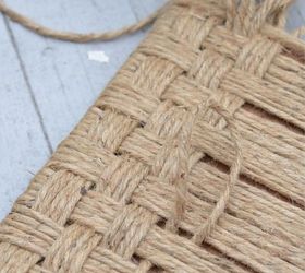 how to create a rustic wood footstool with jute twine, crafts, how to, painted furniture, repurposing upcycling, rustic furniture