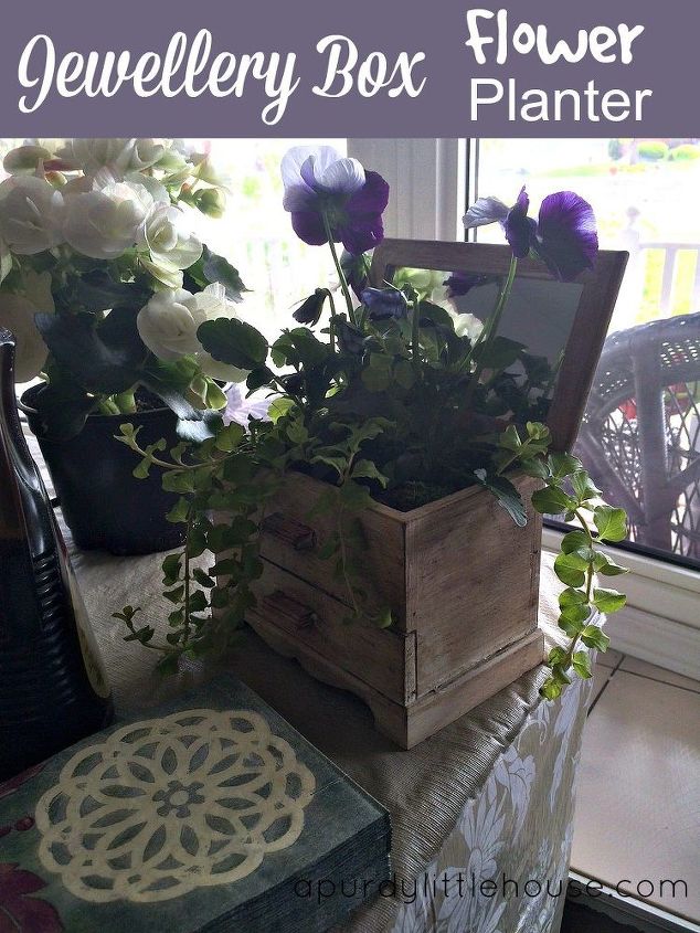 caja de joyera con flores diygifts