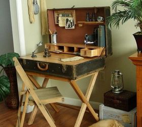 How To Make A Suitcase Desk From A Wardrobe Trunk Diy Hometalk