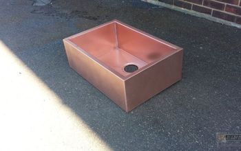 Copper Farmhouse Apron Sink Custom Made