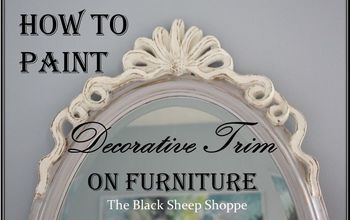 How to Paint Decorative Trim on Furniture