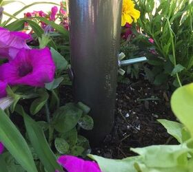 umbrella planter, container gardening, gardening, outdoor living