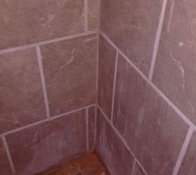 q how to get rid of hard water stains, bathroom ideas, cleaning tips, This shows some of the soap scum in my shower on the walls that I can t seem to get rid of no matter what I use