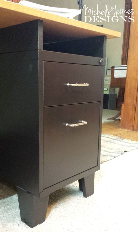 file cabinets get a facelift, home office, organizing, painted furniture