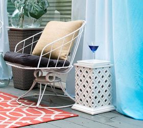 outdoor cabana curtains for cheap, crafts, how to, outdoor living, painting, repurposing upcycling, reupholster